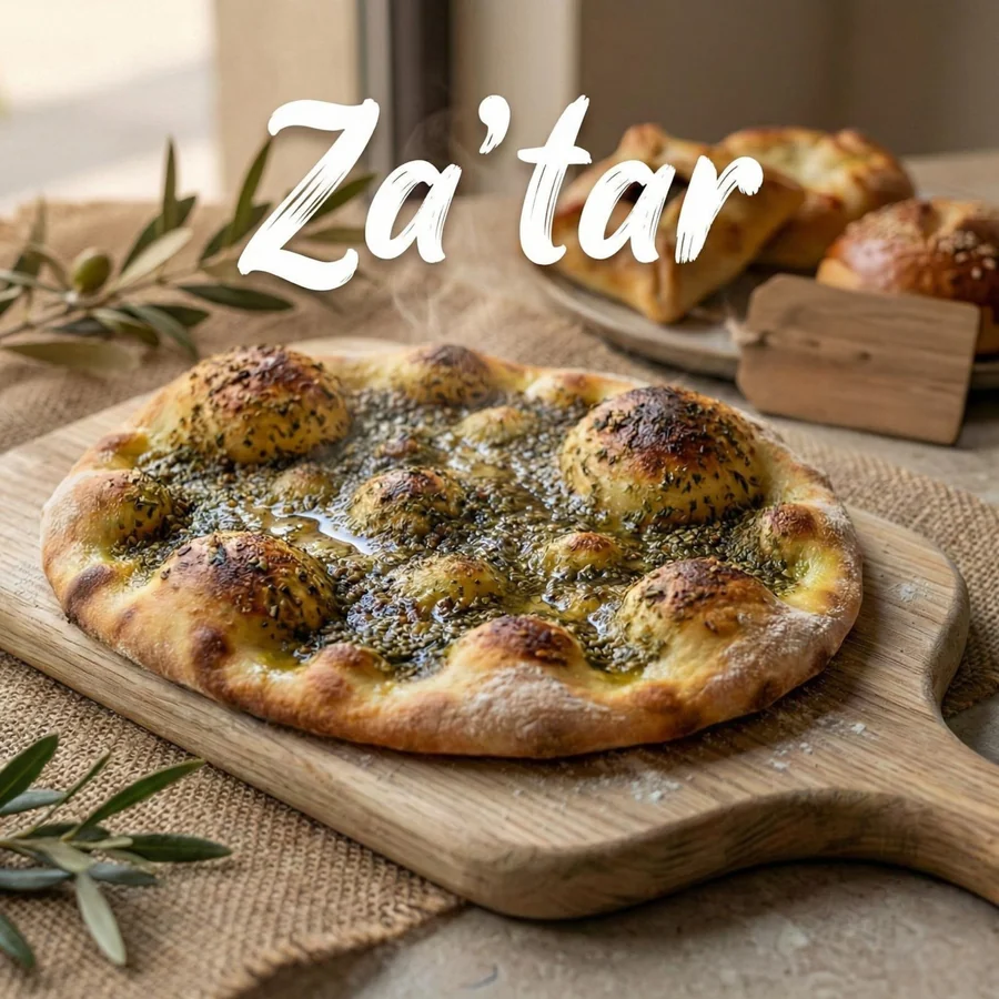 Za’atar manakish